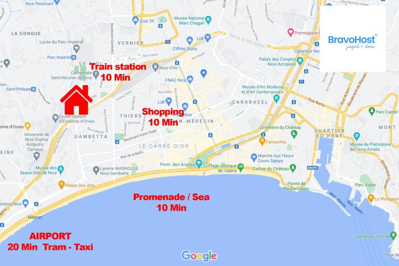 Appartement Bh - Alba - Close To Rail Air Conditioner Nice